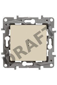 Переключатель с подсветкой, авт., 10AX, сл.кость ETIKA Переключатель с подсветкой, авт., 10AX, сл.кость