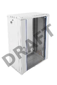 Шкаф телеком. настенный разборный 18U (600х350) дверь металл (ШРН-Э-18.350) (1 коробка)