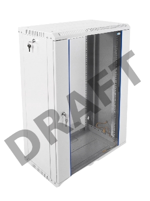 Шкаф телеком. настенный разборный 18U (600х350) дверь металл (ШРН-Э-18.350) (1 коробка)