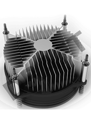 Кулер Cooler Master i50 STD LGA1700, FAN 9225 nonLED 2200RPM 4pin, All Aluminum, 65W