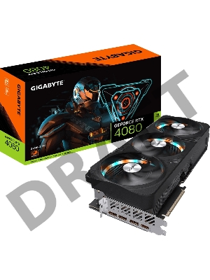 Видеокарта Gigabyte PCI-E 4.0 GV-N4080GAMING-16GD NVIDIA GeForce RTX 4080 16384Mb 256 GDDR6X 2535/22400 HDMIx1 DPx3 HDCP Ret