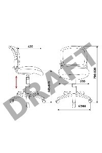 Кресло Бюрократ CH-296NX/15-21 спинка сетка черный сиденье черный 15-21