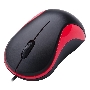 Мышь Oklick 115S for Notebooks Black/Red Optical 1000DPI USB