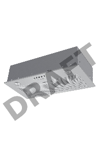 Вытяжка встраиваемая Maunfeld Crosby SINGL 60 нержавеющая сталь управление: кнопочное (1 мотор)