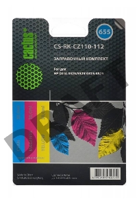 Заправочный набор Cactus CS-RK-CZ110-112 цветной (3x30мл) HP DJ IA 3525/5525/4515/4525