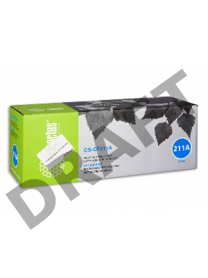 Тонер Картридж Cactus CS-CF211A голубой для HP LaserJet Pro 200 M251/M276 (1800стр.)