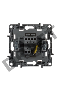 Переключатель с подсветкой, авт., 10AX, сл.кость ETIKA Переключатель с подсветкой, авт., 10AX, сл.кость