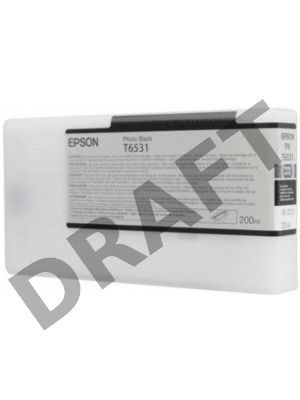 Картридж струйный Epson C13T653100 фото черный для Stylus Pro 4900 (200ml)