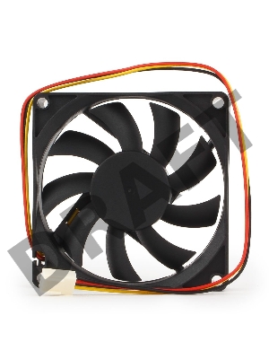 Вентилятор Gembird Вентилятор 80x80x15, подшипник, 3 pin, провод 30 см (D8015BM-3)
