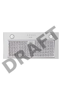 Вытяжка встраиваемая Maunfeld Crosby SINGL 60 нержавеющая сталь управление: кнопочное (1 мотор)