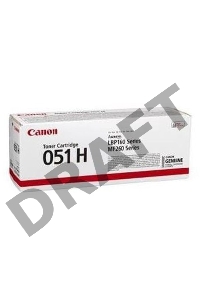 Тонер-картридж CANON 051H BK 4100 стр