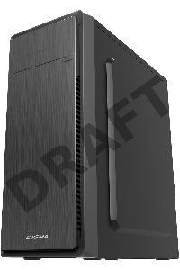 Корпус Digma DC-ATX100-U2 черный без БП ATX 2xUSB2.0 audio