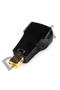 Переходник miniDisplayPort - VGA, Cablexpert A-mDPM-VGAF-01, 20M/15F, черный, пакет