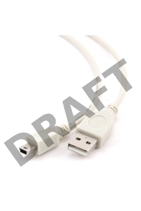 Кабель Gembird CC-USB2-AM5P-3 USB 2.0 кабель для соед. 0.9м  А-miniB (5 pin) , пакет 