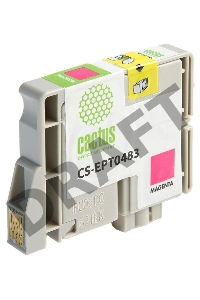 Картридж струйный Cactus CS-EPT0483 пурпурный для Epson Stylus Photo R200/ R220/ R300 (14,4ml)