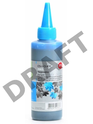 Чернила Cactus CS-I-CL41C голубой (100мл) Canon PIXMA MP150/MP160/MP170/MP180/MP210/MP220
