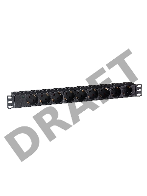 Блок розеток горизонтальный ExeGate ServerPro PDU-19H907 Al-9S-C20, 19 Блок розеток горизонтальный ExeGate ServerPro PDU-19H907 Al-9S-C20, 19