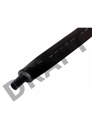 Трубка термоусадочная 25.0/12.5 1м черн. Rexant 22-5008