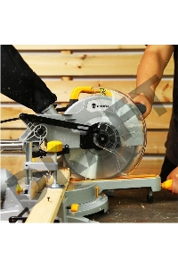 Торцовочная пила Deko DKMS2200-255 Laser 2200Вт 4500об/мин d=255мм