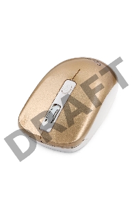 Мышь беспров. Gembird MUSW-400-G, золотой, 3кн.+колесо-кнопка, 2.4ГГц, 1600 dpi