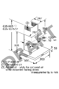 Вытяжка для настенного монтажа Bosch Серия 2 DWB64BC51M, ширина 60 см, нержавеющая сталь