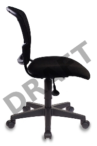 Кресло Бюрократ CH-296NX/15-21 спинка сетка черный сиденье черный 15-21