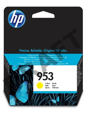 Картридж струйный HP 953 F6U14AE желтый для HP OJP 8710/8715/8720/8730/8210/8725 (700стр.)