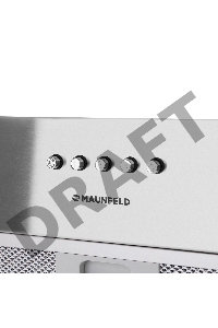 Вытяжка встраиваемая Maunfeld Crosby SINGL 60 нержавеющая сталь управление: кнопочное (1 мотор)