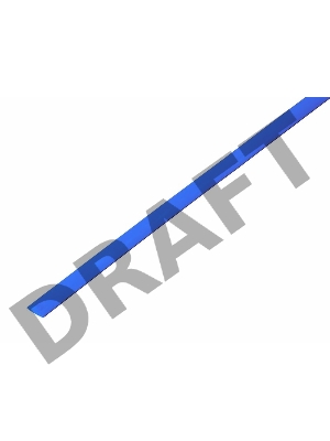 Трубка термоусадочная 4.0/2.0 1м син. Rexant 20-4005