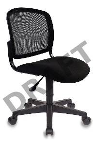 Кресло Бюрократ CH-296NX/15-21 спинка сетка черный сиденье черный 15-21