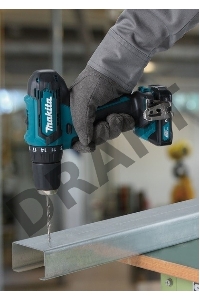 Дрель-шуруповерт Makita DF333DWAE аккум. патрон:быстрозажимной (кейс в комплекте)