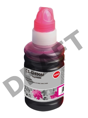 Чернила Cactus CS-GI490M пурпурный 100мл для Canon PIXMA G1400, G2400, G3400