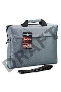 Сумка ExeGate EX205136RUS Start  S15 Grey, серая, полиэстер, для ноутбуков до 15.6