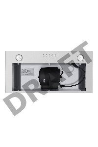 Вытяжка встраиваемая Maunfeld Crosby SINGL 60 нержавеющая сталь управление: кнопочное (1 мотор)