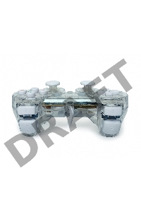 Геймпад CBR CBG 915 {Игровой манипулятор для PC, проводной, 2 вибро мотора, подстветка, прозрачный, USB}