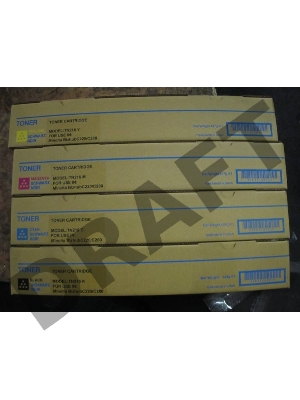 Тонер Konica-Minolta bizhub C220/280/360 синий TN-216C/TN-319C (туба, 437г)  JPN