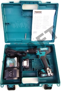 Дрель-шуруповерт Makita DF333DWAE аккум. патрон:быстрозажимной (кейс в комплекте)