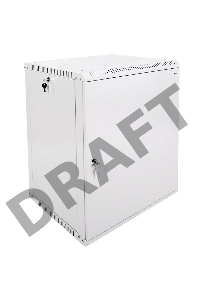 Шкаф настенный ЦМО ШРН-Э-12.500.1 12U 600x520мм пер.дв.стал.лист несъемные бок.пан. серый