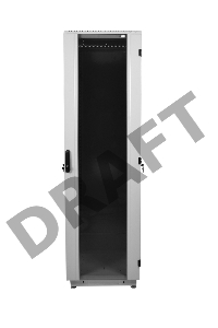 Шкаф телеком. напольный 38U (800x800) дверь стекло (ШТК-М-38.8.8-1ААА) (3 коробки)