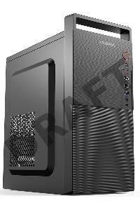Корпус Digma DC-MATX101-U2 черный без БП mATX 1x80mm 1x92mm 2x120mm 2xUSB2.0 audio