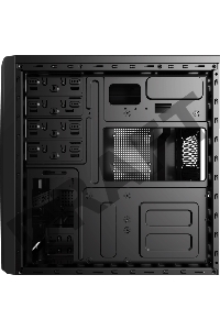 Корпус Aerocool CS-1101 черный без БП ATX 2x120mm 1x140mm 2xUSB2.0 1xUSB3.0 audio