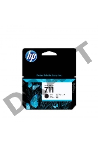 Картридж струйный HP №711 CZ129A черный для HP DJ T120/T520 (38мл)