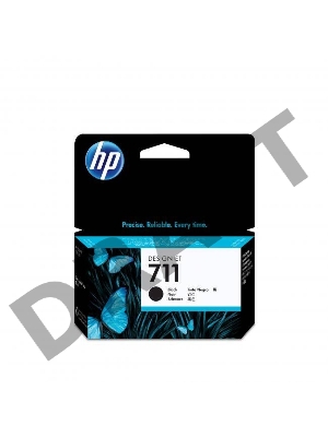 Картридж струйный HP №711 CZ129A черный для HP DJ T120/T520 (38мл)