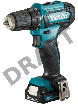 Дрель-шуруповерт Makita DF333DWAE аккум. патрон:быстрозажимной (кейс в комплекте)