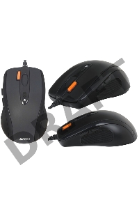 Мышь A4Tech N-70FX-1 (BLACK)  USB, 4+1 кл.-кн.,провод.мышь