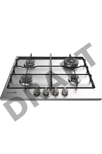 Газовая варочная поверхность Indesit THP 642 W/IX/I RU нержавеющая сталь