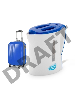 Чайник электрический Великие Реки Мая-1 бело-синий