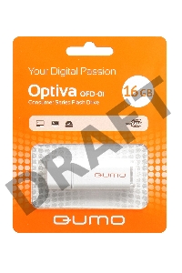 Флэш Диск QUMO 16GB Optiva 01 White QM16GUD-OP1-white