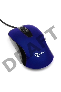 Мышь Gembird MOP-400-B, темно-синий, USB, 1000DPI