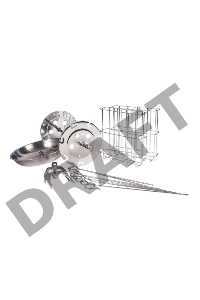 Шашлычница электрическая  Mystery MOT-3320 2000Вт серебристый